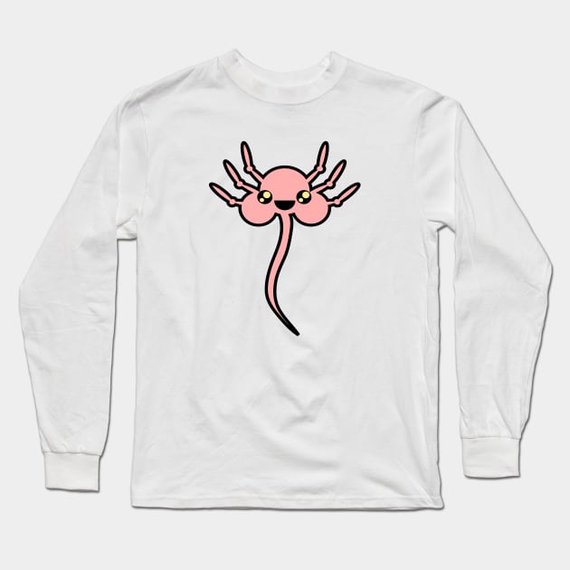 Cute Kawaii Facehugger Free Hugs Long Sleeve T-Shirt by Electrovista